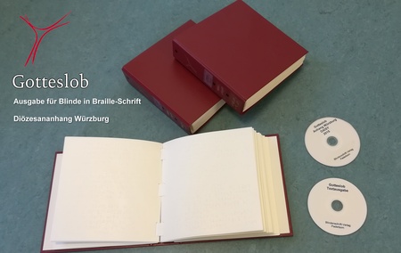 Ausgaben des Gotteslob in Blindenschrift - Diözese Würzburg